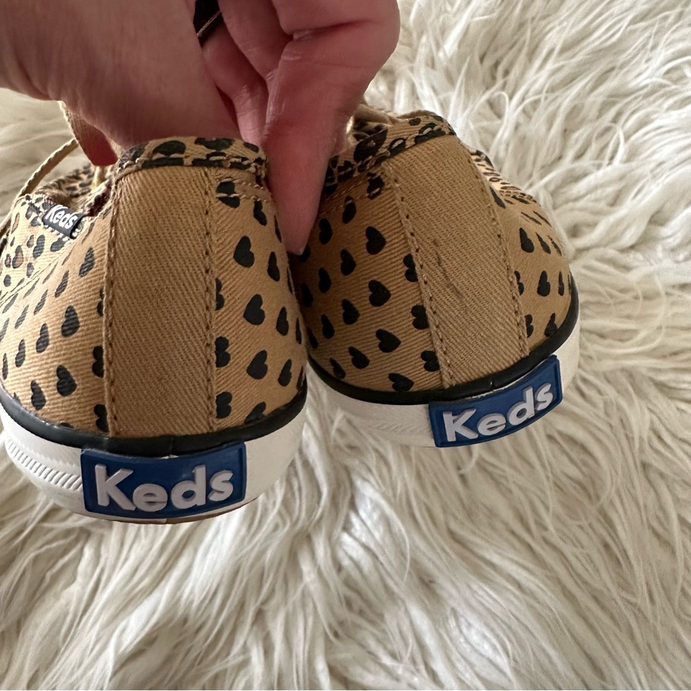 Keds‎ animal leopard print/pink sneaker flats ladies size 9.5 - Picture 5 of 9